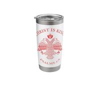 Christ King Byzantine Eagle Orthodox Biblical Authority Stainless Steel Insulated Tumbler