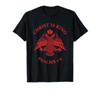 Christ King Byzantine Eagle Orthodox Biblical Authority T-Shirt