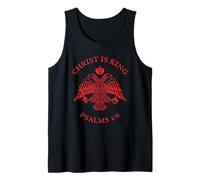 Christ King Byzantine Eagle Orthodox Biblical Authority Tank Top