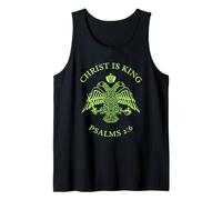 Christ King Byzantine Eagle Orthodox Biblical Authority Tank Top