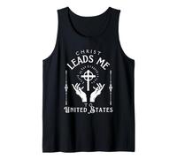 Christ Leads Me to United Kingdom Tank Top