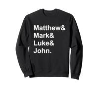 Christ New Testament Bible - Matthew, Mark, Luke, and John Sweatshirt