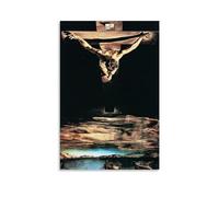 Christ Of St. John Of The Cross By Salvador Dalí Painter Artwork Poster Cool Artworks Painting Wall Art Canvas Prints Hanging Picture Home Decors Gift Idea 24x36inch(60x90cm)