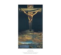 Christ of St. John of the Cross, Salvador Dali (255gsm Satin art paper, Image Size: 356mm x 190mm (14" x 7.5"))