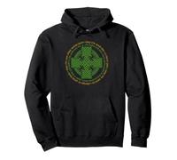 Christ St Patrick Day Celtic Cross Green Celebration Irish Pullover Hoodie