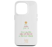 Christ The Lord Bible Quote Luke 2:11 - Jesus Christmas Tree Case for iPhone 13 Pro