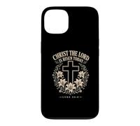 Christ The Lord Is Risen Today Luke 24:6 Easter Christian Case for iPhone 13