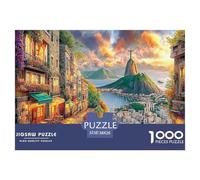Christ The Redeemer_ Brazil 1000 Piece Jigsaw Puzzle for Adults - A Great Gift Idea for Men & Women, Challenging Wall Art for Home Decoration 38x26cm/1000pcs