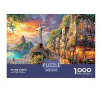 Christ The Redeemer_ Brazil 1000 Piece Jigsaw Puzzle for All Ages - Eco-Friendly Recycled Paper, A Great Gift Idea And Home Decoration Project 70x50cm/1000pcs