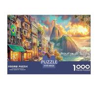 Christ The Redeemer_ Brazil 1000 Piece Jigsaw Puzzle for All Ages - Eco-Friendly Recycled Paper, A Great Gift Idea And Home Decoration Project 38x26cm/1000pcs