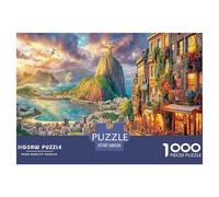 Christ The Redeemer_ Brazil 1000 Piece Jigsaw Puzzle for All Ages - Eco-Friendly Recycled Paper, A Great Gift Idea And Home Decoration Project 38x26cm/1000pcs
