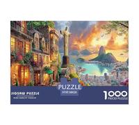 Christ The Redeemer_ Brazil 1000 Piece Jigsaw Puzzle for All Ages - Eco-Friendly Recycled Paper, A Great Gift Idea And Home Decoration Project 38x26cm/1000pcs