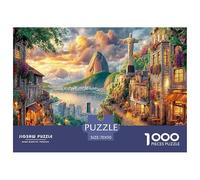 Christ The Redeemer_ Brazil 1000 Piece Jigsaw Puzzle for All Ages - Eco-Friendly Recycled Paper, A Great Gift Idea And Home Decoration Project 70x50cm/1000pcs