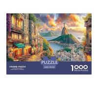 Christ The Redeemer_ Brazil 1000 Piece Jigsaw Puzzle for Family - Fun Challenge for Adults & Kids, A Great Gift And Interactive Home Decor Project 70x50cm/1000pcs