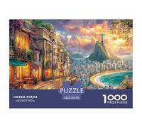 Christ The Redeemer_ Brazil 1000 Piece Jigsaw Puzzle for Family - Fun Challenge for Adults & Kids, A Great Gift And Interactive Home Decor Project 70x50cm/1000pcs