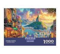 Christ The Redeemer_ Brazil 1000 Piece Jigsaw Puzzle for Family - Fun Challenge for Adults & Kids, A Great Gift And Interactive Home Decor Project 52x38cm/1000pcs