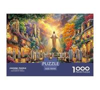 Christ The Redeemer_ Brazil 1000 Piece Puzzle for Adults - Challenging Jigsaw for Mindfulness & Wall Art, Premium Quality with Detailed Art Print 70x50cm/1000pcs