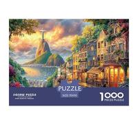 Christ The Redeemer_ Brazil 1000 Piece Puzzle for Adults - Challenging Jigsaw for Mindfulness & Wall Art, Premium Quality with Detailed Art Print 70x50cm/1000pcs
