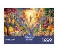 Christ The Redeemer_ Brazil 1000 Piece Puzzle for Adults - Challenging Jigsaw for Mindfulness & Wall Art, Premium Quality with Detailed Art Print 52x38cm/1000pcs