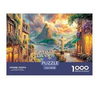 Christ The Redeemer_ Brazil 1000 Piece Puzzle for Adults - Challenging Jigsaw for Mindfulness & Wall Art, Premium Quality with Detailed Art Print 52x38cm/1000pcs