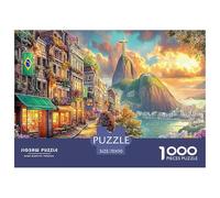 Christ The Redeemer_ Brazil 1000 Piece Puzzle for Adults - Challenging Jigsaw for Mindfulness & Wall Art, Premium Quality with Detailed Art Print 70x50cm/1000pcs