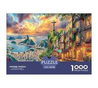 Christ The Redeemer_ Brazil Jigsaw Puzzle for Adults And Teenagers, Impossible 1000 Piece Puzzle, Mindfulness & Family Fun Activity, Challenging Puzzle Game 52x38cm/1000pcs