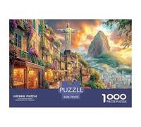 Christ The Redeemer_ Brazil Jigsaw Puzzle for Adults And Teenagers, Impossible 1000 Piece Puzzle, Mindfulness & Family Fun Activity, Challenging Puzzle Game 70x50cm/1000pcs
