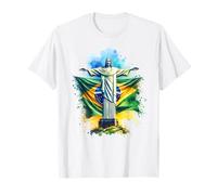 Christ the Redeemer Brazil Rio de Janeiro Catholic Travel T-Shirt
