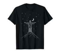 Christ the Redeemer Statue by Night Rio Value Graphic T-Shirt
