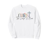 Christ The Savior Is Born Christian Faith Christmas Sweatshirt