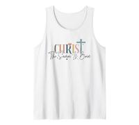 Christ The Savior is Born Christian Faith Christmas Tank Top