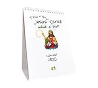 Christ What A Year 2025 Inspiring Painting Wall Calendar - Twin-Wire Bound, Large Writing Space, Premium Thick Paper