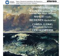 CHRISTA LUDWIG/OTTO KLEMPERER - WESENDONCK-LIEDER/ALT-RHAPS,/5 LIEDER/,, CD NEW