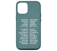 Christan faith The Lord's Prayer Our Father jesus crucifix Case for iPhone 12/12 Pro