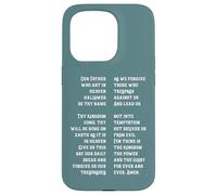 Christan faith The Lord's Prayer Our Father jesus crucifix Case for iPhone 15 Pro