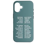 Christan faith The Lord's Prayer Our Father jesus crucifix Case for iPhone 16