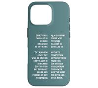 Christan faith The Lord's Prayer Our Father jesus crucifix Case for iPhone 16 Pro