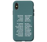 Christan faith The Lord's Prayer Our Father jesus crucifix Case for iPhone X/XS