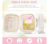 Christelijke Bijbeljournalingset - Empty Materials Met Case, 12 Marker Pens, 5 Penes, 75 Bladwijzers, 200 Labels, Creatieve Bijbelstudio Tools, Ideal Set for Tieners, Moeders, Leraren, Volwass