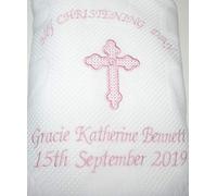 Christening/Baptism/Naming Day Personalised Shawl.