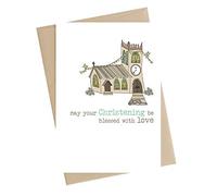 Christening Be Blessed With Love Greeting Card by Dandelion Stationery Cards WW697