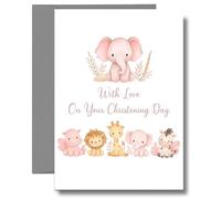 Christening Card Baby Girl Goddaughter CHRIST15