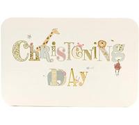 Christening Card - Greetings Card for Christening - Christening Card with Cute Animals - Christening Gifts - New Baby Gifts