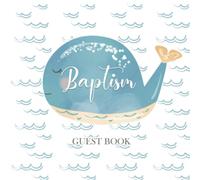 Christening Guest Book: Baptism Keepsake & Memory Book for baby boy and girl to write your Message, Wishes and paste Photos