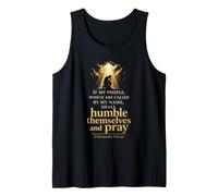 Christian 2 Chronicles 7:14 If My People Shall Pray Tank Top