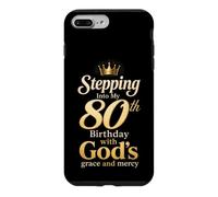Christian 80th Birthday God's Grace And Mercy Gift Case for iPhone 7 Plus/8 Plus