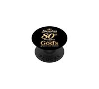 Christian 80th Birthday God's Grace And Mercy Gift PopSockets Adhesive PopGrip