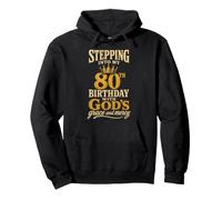 Christian 80th Birthday God's Grace And Mercy Gift Pullover Hoodie