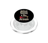 Christian A Blood Donor Saved My Life Jesus Bible Verse PopSockets PopGrip for MagSafe