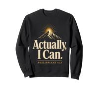 Christian Actually I Can Philippians 4:13 Faith Gift Sweatshirt